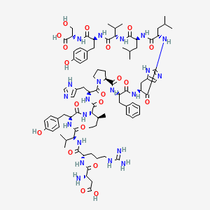 molecular formula C85H123N21O20 B1591306 高血压素 CAS No. 20845-02-7