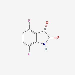 molecular formula C8H3F2NO2 B1591308 4,7-Difluoroindoline-2,3-dione CAS No. 749240-52-6