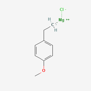 molecular formula C9H11ClMgO B1591309 Magnesium;1-ethyl-4-methoxybenzene;chloride CAS No. 211115-05-8