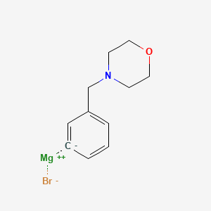 molecular formula C11H14BrMgNO B1591310 [3-(4-Morpholinylmethyl)phenyl]magnesium bromide solution CAS No. 480424-76-8
