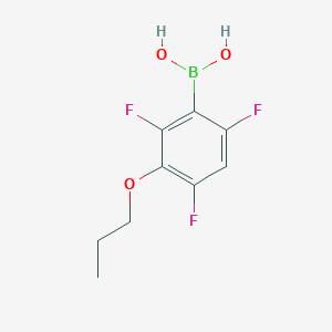 molecular formula C9H10BF3O3 B1591324 3-Propoxy-2,4,6-trifluorophenylboronic acid CAS No. 871125-70-1