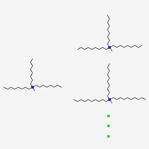 molecular formula C84H180Cl3N3 B1591328 methyl-tri(nonyl)azanium;methyl(trioctyl)azanium;tris-decyl(methyl)azanium;trichloride CAS No. 72749-59-8