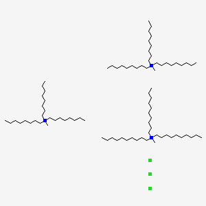 molecular formula C84H180Cl3N3 B1591328 Methyltrialkyl(C8-C10)ammonium chloride CAS No. 72749-59-8