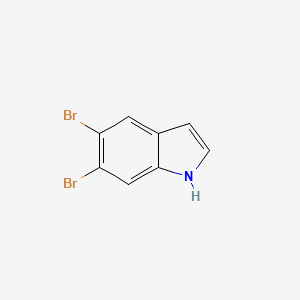 molecular formula C8H5Br2N B1591329 5,6-二溴-1H-吲哚 CAS No. 854923-38-9