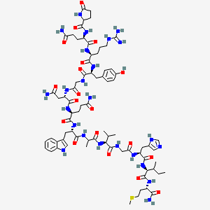 molecular formula C74H108N24O19S B1591340 4-酪氨酸炸弹肽 CAS No. 67338-70-9