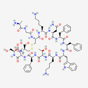 molecular formula C76H104N18O19S2 B1591341 Ghrih-A CAS No. 61950-59-2
