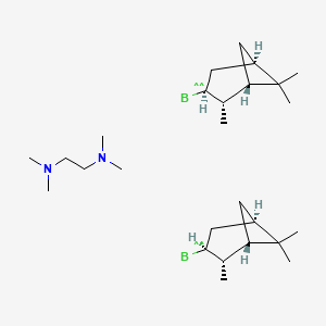 molecular formula C26H50B2N2 B1591346 (-)-Isopinocampheylborane TMEDA complex CAS No. 67826-92-0