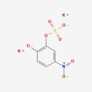 molecular formula C6H3K2NO7S B1591350 Dipotassium 2-hydroxy-5-nitrophenyl sulfate CAS No. 14528-64-4