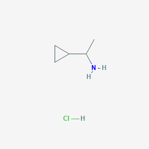 molecular formula C5H12ClN B1591356 1-Cyclopropylethylamine hydrochloride CAS No. 42390-64-7