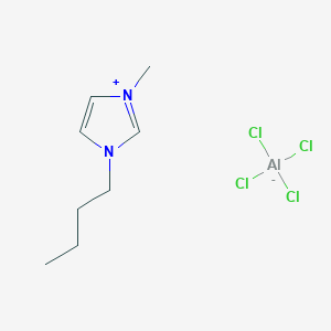 molecular formula C8H15AlCl4N2 B1591363 1-Butyl-3-methylimidazolium tetrachloroaluminate CAS No. 80432-09-3