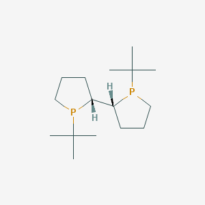 B1591364 (2R)-1-tert-butyl-2-[(2R)-1-tert-butylphospholan-2-yl]phospholane CAS No. 470480-32-1