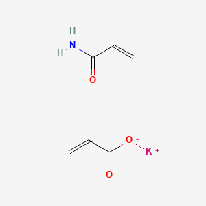 molecular formula C6H8KNO3 B1591365 Potassium;prop-2-enamide;prop-2-enoate CAS No. 31212-13-2