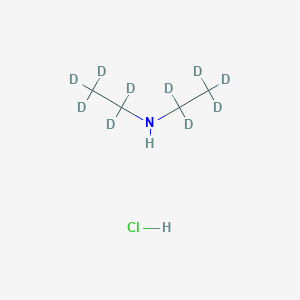 molecular formula C4H12ClN B1591366 盐酸二乙基-d10-胺 CAS No. 285132-87-8