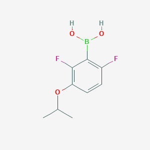 molecular formula C9H11BF2O3 B1591370 2,6-二氟-3-异丙氧基苯硼酸 CAS No. 849062-04-0