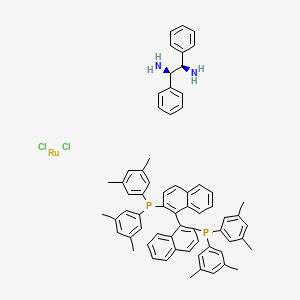 B1591378 RuCl2[(R)-DM-BINAP][(R,R)-DPEN] CAS No. 220114-38-5