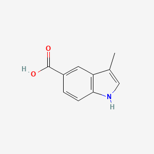 molecular formula C10H9NO2 B1591385 3-Methyl-1H-indole-5-carboxylic acid CAS No. 588688-44-2