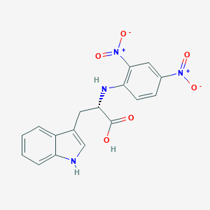 molecular formula C17H14N4O6 B159139 DNP-L-tryptophan CAS No. 1655-51-2