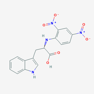molecular formula C17H14N4O6 B159139 N-(2,4-Dinitrophenyl)-L-tryptophan CAS No. 1655-51-2