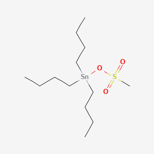 molecular formula C13H30O3SSn B1591397 Methanesulfonic acid, tributylstannyl ester CAS No. 13302-06-2
