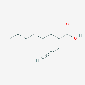 molecular formula C11H18O2 B159140 2-己基-4-戊炔酸 CAS No. 96017-59-3