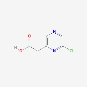 molecular formula C6H5ClN2O2 B1591414 2-(6-Chloropyrazin-2-yl)acetic acid CAS No. 930798-25-7