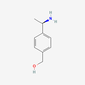 molecular formula C9H13NO B1591415 (r)-(4-(1-氨基乙基)苯基)甲醇 CAS No. 925456-54-8