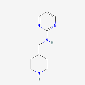 molecular formula C10H16N4 B1591416 N-(Piperidin-4-ylmethyl)pyrimidin-2-amine CAS No. 521273-76-7
