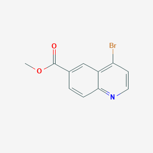 molecular formula C11H8BrNO2 B1591417 Methyl 4-bromoquinoline-6-carboxylate CAS No. 219763-85-6