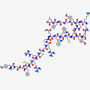 molecular formula C147H207N41O34S2 B1591420 Neuropeptide EI, rat CAS No. 78355-50-7