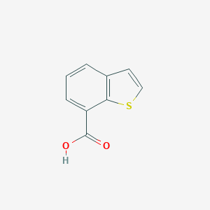 molecular formula C9H6O2S B159143 Benzo[b]thiophene-7-carboxylic acid CAS No. 10134-98-2