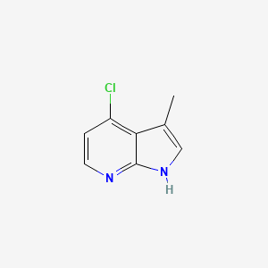 molecular formula C8H7ClN2 B1591430 4-Chloro-3-methyl-1H-pyrrolo[2,3-b]pyridine CAS No. 688782-02-7