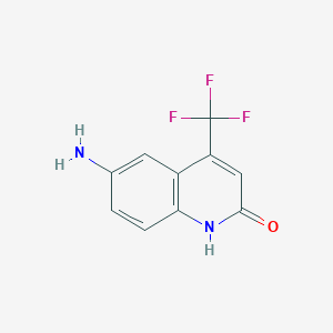 molecular formula C10H7F3N2O B1591433 6-amino-4-trifluoromethylquinolin-2(1H)-one CAS No. 328955-57-3