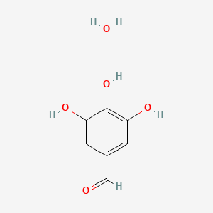 molecular formula C7H8O5 B1591437 3,4,5-Trihydroxybenzaldehyde hydrate CAS No. 207742-88-9