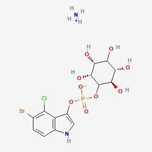 molecular formula C14H19BrClN2O9P B1591440 5-Bromo-4-chloro-3-indoxyl myo-inositol-1-phosphate, ammonium salt CAS No. 212515-11-2
