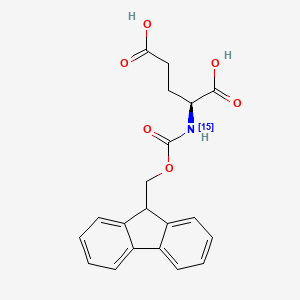 molecular formula C20H19NO6 B1591443 Fmoc-Glu-OH-15N CAS No. 287484-34-8