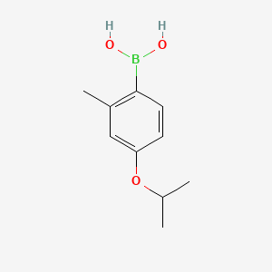 molecular formula C10H15BO3 B1591448 4-异丙氧基-2-甲基苯硼酸 CAS No. 871126-21-5