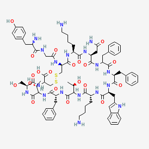 molecular formula C82H108N18O20S2 B1591450 1-N-Tyr-somatostatin CAS No. 59481-23-1