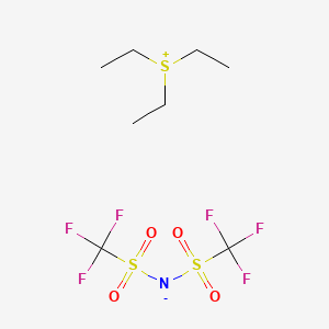 molecular formula C8H15F6NO4S3 B1591454 Triethylsulfonium bis(trifluoromethylsulfonyl)imide CAS No. 321746-49-0