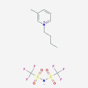 molecular formula C12H16F6N2O4S2 B1591455 1-Butyl-3-methylpyridinium bis(trifluormethylsulfonyl)imide CAS No. 344790-86-9