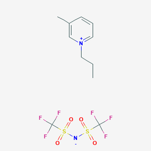molecular formula C11H14F6N2O4S2 B1591458 N-propyl-3-methylpyridinium bis-(trifluoromethylsulfonyl)imide CAS No. 817575-06-7