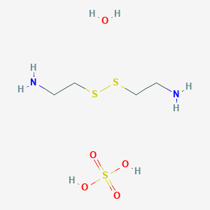 molecular formula C4H16N2O5S3 B1591465 Cystamine sulfate hydrate CAS No. 342385-53-9
