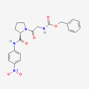 molecular formula C21H22N4O6 B1591482 Z-Gly-Pro-pNA CAS No. 65022-15-3