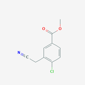 Methyl 4-chloro-3-(cyanomethyl)benzoate