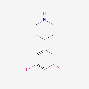 molecular formula C11H13F2N B1591493 4-(3,5-Difluorophenyl)piperidine CAS No. 412310-88-4