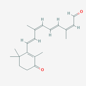 molecular formula C₂₀H₂₆O₂ B015915 4-Oxoretinal CAS No. 33532-44-4