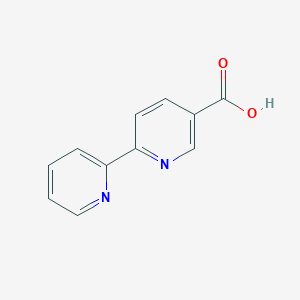 molecular formula C11H8N2O2 B159150 [2,2'-Bipyridine]-5-carboxylic acid CAS No. 1970-80-5