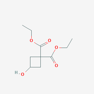 molecular formula C10H16O5 B1591510 Diethyl 3-hydroxycyclobutane-1,1-dicarboxylate CAS No. 99974-66-0