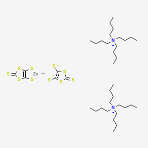 N,N,N-Tributylbutan-1-aminium zinc 2-sulfanylidene-2H-1,3-dithiole-4,5-bis(thiolate) (2/1/2)