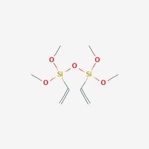 molecular formula C8H18O5Si2 B1591520 1,3-Diethenyl-1,1,3,3-tetramethoxydisiloxane CAS No. 18293-85-1