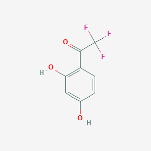 molecular formula C8H5F3O3 B1591523 1-(2,4-Dihydroxyphenyl)-2,2,2-trifluoroethanone CAS No. 315-44-6